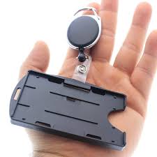 Accuprints black id card holder single side holder pack -25/50 (blaclk holder 50) 